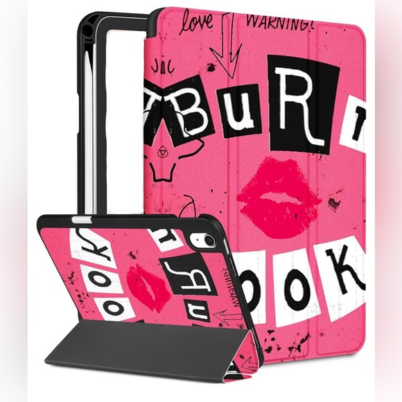 NWT- Burn Book IPad case w/pencil holder - Picture 1 of 5